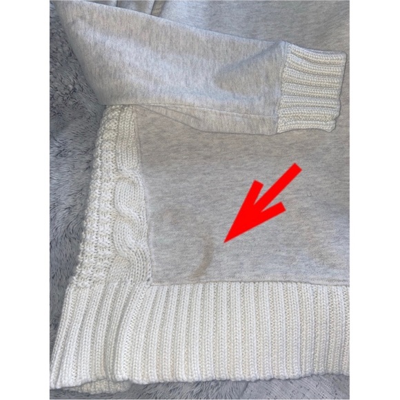 Athleta | Madeira Chunky Cable Knit Wool Blend Sweater - Picture 8 of 11